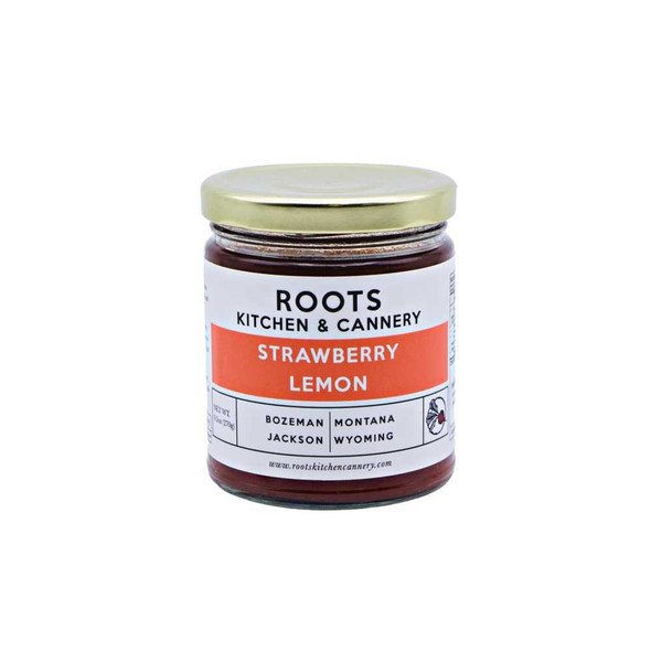 ROOTS KITCHEN & CANNERY: Strawberry Lemon Jam, 9.5 oz New