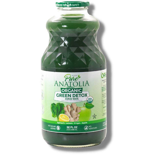 PURE ANATOLIA: Organic Green Detox Juice, 32 fo New