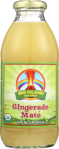 BIG ISLAND ORGANICS: Organic Gingerade Mate Juice, 16 oz New