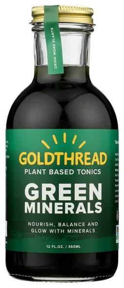 GOLDTHREAD: Green Minerals Tonic, 12 fo New