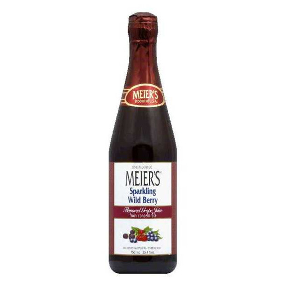 MEIERS: Wild Berry Sparkling Juice, 25.4 fo New