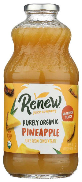 RENEW: Juice Purely Pineapl Org, 32 fo New