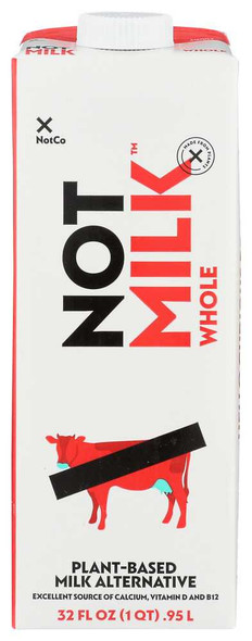 NOTMILK: Whole Plant Based Milk, 32 oz New