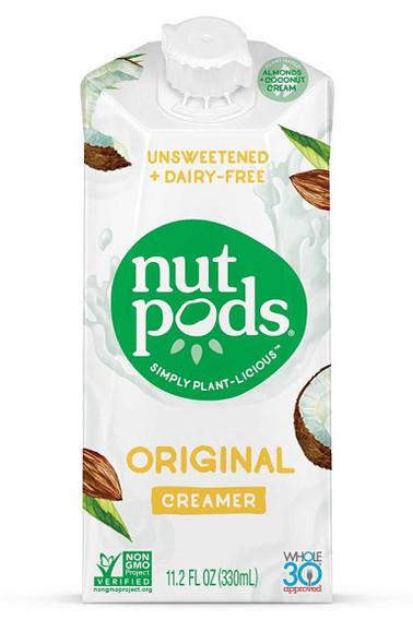 NUT PODS: Dairy Free Creamer Original Unsweetened, 11.2 fl oz New