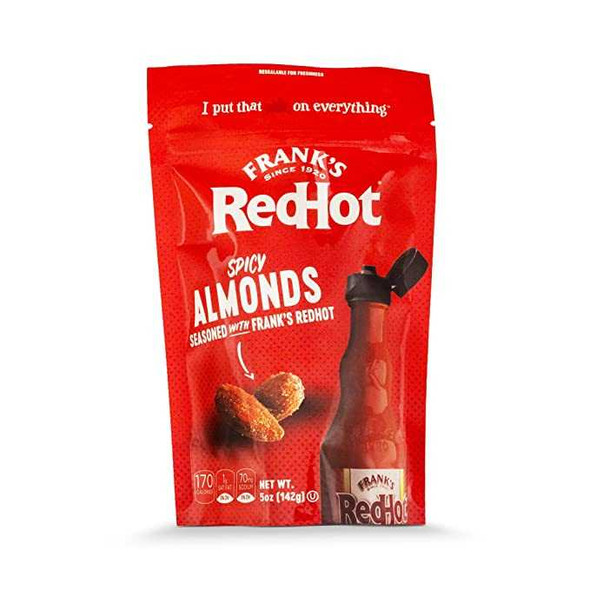STUBBS: Spicy Almond Seasoned With Redhot, 5 oz New