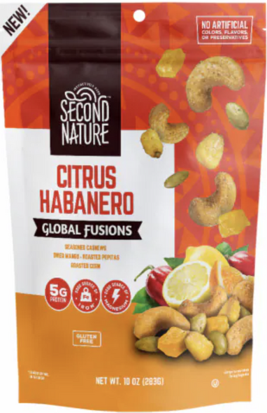 SECOND NATURE: Mix Trail Citrus Habnro, 10 oz New