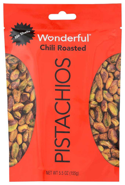 Wonderful Pistachios: Pistachio No Shl Chili Rs (5.50 OZ) New