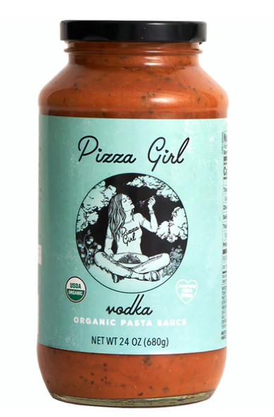 PIZZA GIRL: Vodka Organic Pasta Sauce, 24 oz New