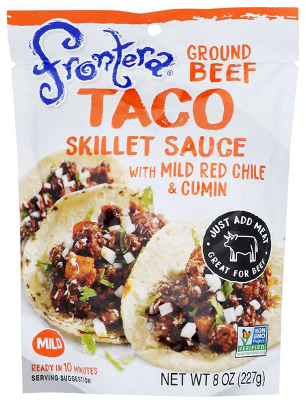 FRONTERA: Ground Beef Taco Skillet Sauce, 8 oz New