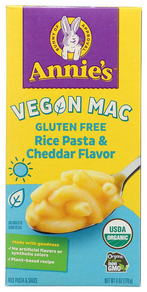 ANNIES HOMEGROWN: Organic Vegan Elbows & Creamy Sauce, 6 oz New