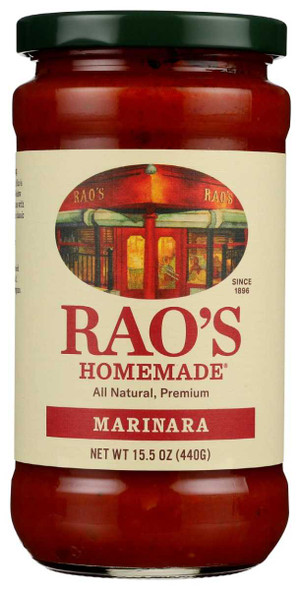 RAO'S HOMEMADE: Pasta Sauce Marinara, 15.5 oz New