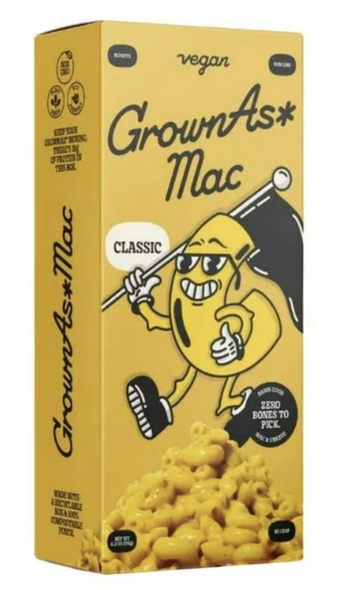 GROWNAS FOODS: Mac Cheese Grownas, 6.2 OZ New