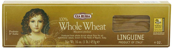GIA RUSSA: Whole Wheat Linguine Pasta, 16 oz New
