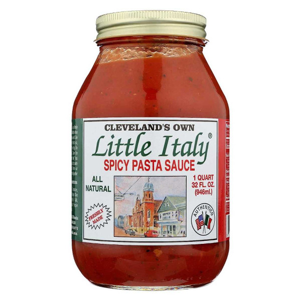 LITTLE ITALY: Spicy Pasta Sauce, 32 oz New