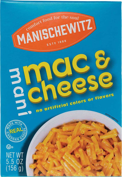 MANISCHEWITZ: Mac & Cheese Mani, 5.5 OZ New