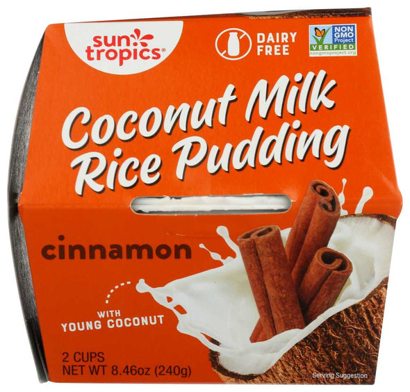 SUN TROPICS: Coconut Rice Pudding Cinnamon, 8.46 oz New