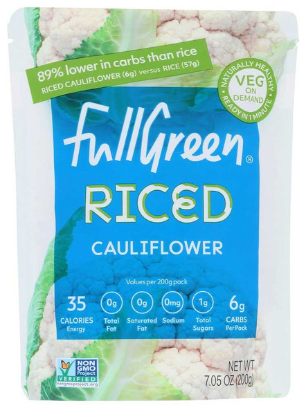 FULLGREEN: Riced Cauliflower, 7.05 oz New