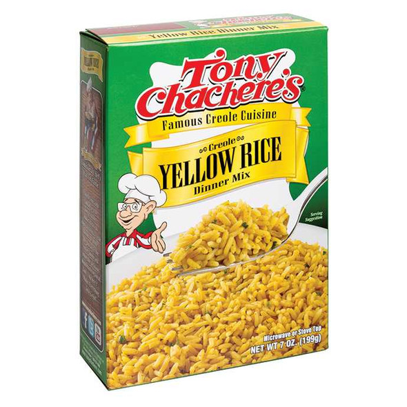 TONY CHACHERES: Creole Yellow Rice Dinner Mix, 7 oz New