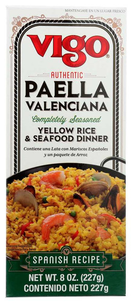 VIGO: Paella Valenciana Yellow Rice & Seafood Dinner, 8 oz New