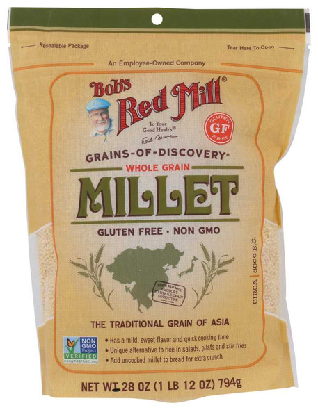 BOBS RED MILL: Whole Grain Millet, 28 oz New
