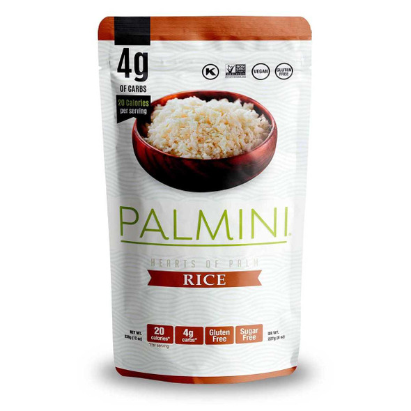 PALMINI: Rice Hearts Of Palm Pouch, 12 oz New