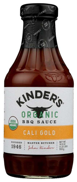 KINDERS: Organic California Gold BBQ Sauce, 19.5 New