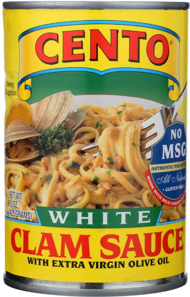 CENTO: White Clam Sauce, 15 oz New