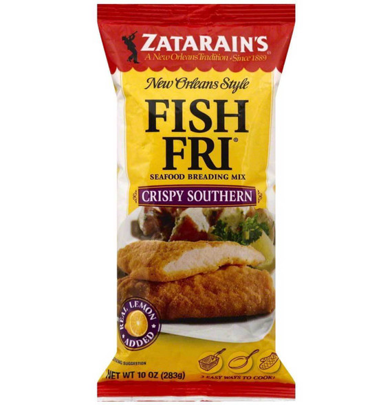 ZATARAINS: Seasoning Fish Fri Crispy Polybag, 10 oz New
