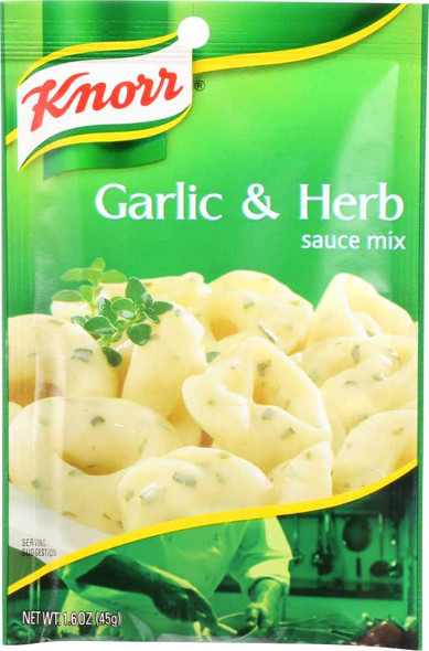 KNORR: Garlic & Herb Sauce Mix, 1.6 Oz New