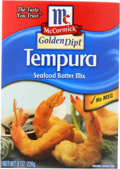 GOLDEN DIPT: Tempura Seafood Batter Mix, 8 oz New