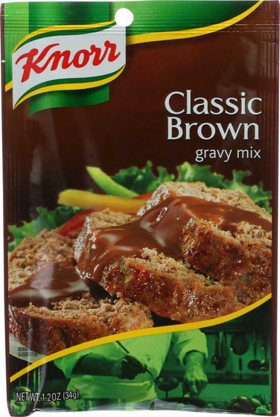KNORR: Classic Brown Gravy Mix, 1.2 Oz New