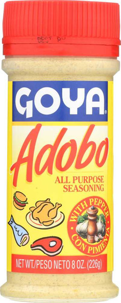 GOYA: Adobo All Purpose Seasoning with Pepper, 8 oz New