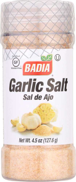 BADIA: Garlic Salt, 4.5 Oz New