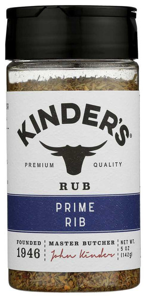 KINDERS: Prime Rib Rub, 5 oz New