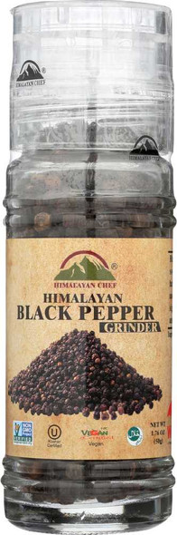HIMALAYAN CHEF: Pepper Himalayan Black, 3.53 oz New