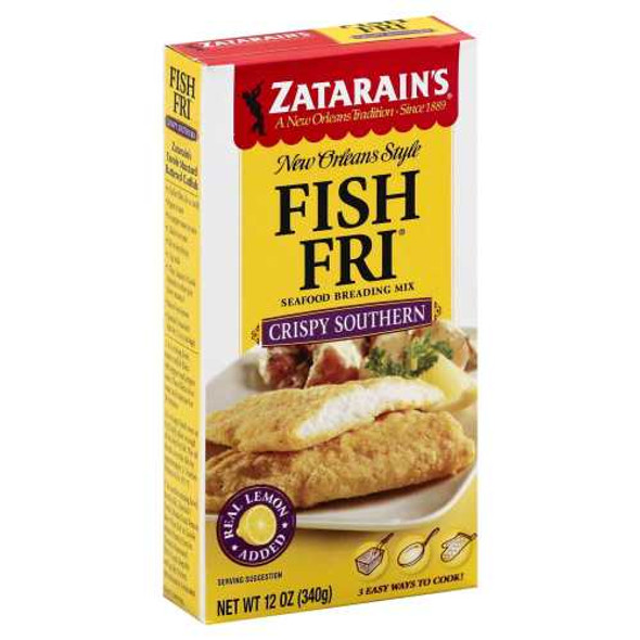 ZATARAINS: Breading Fish Fri Crispy, 12 oz New