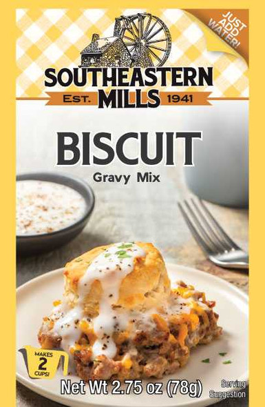 SOUTHEASTERN MILLS: Biscuit Gravy Mix, 2.75 oz New