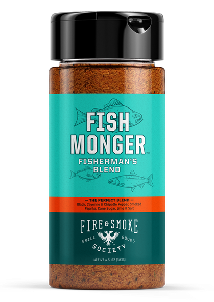 FIRE AND SMOKE: Seasoning Fish Monger, 16 oz New