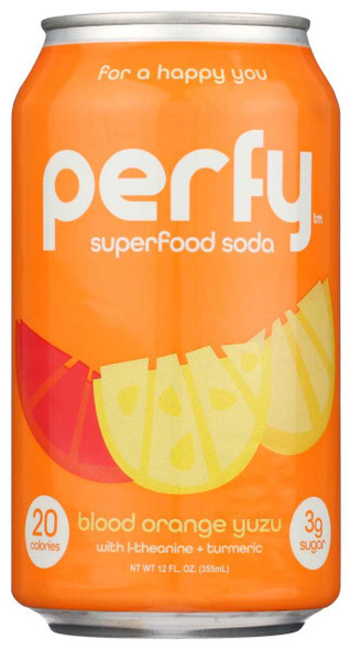 PERFY: Blood Orange Yuzu Soda, 12 fo New