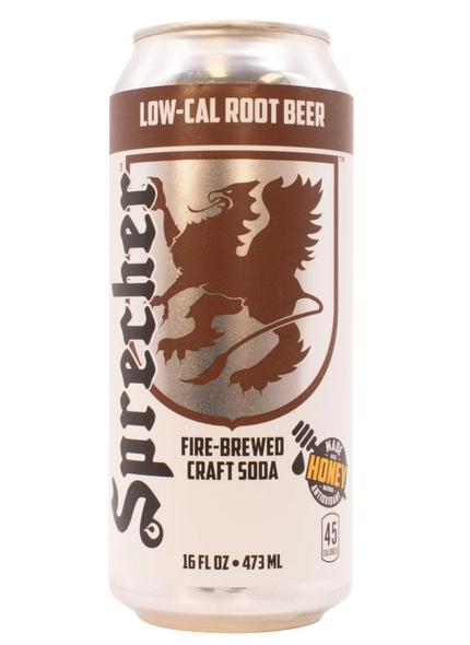 SPRECHER: Soda Lowcal Root Beer, 16 FO New