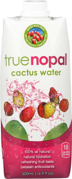TRUE NOPAL: Cactus Water No Added Sugar, 16.9 oz New