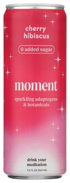 MOMENT: Cherry Hibiscus Chlorophyll Botanical Water, 11.5 fo New