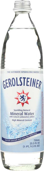 GEROLSTEINER: Sparkling Natural Mineral Water, 25.3 Oz New
