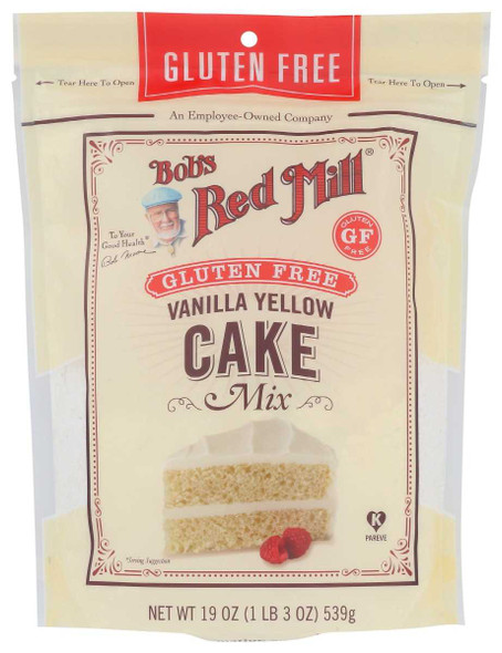 BOBS RED MILL: Vanilla Yellow Cake Mix, 19 oz New