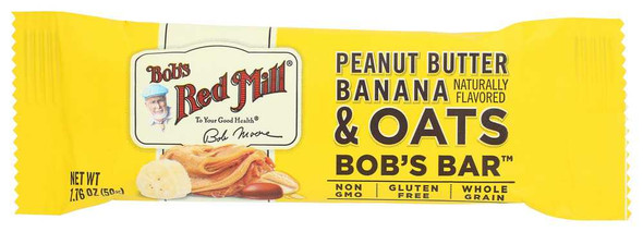 BOBS RED MILL: Peanut Butter Banana & Oats Bob's Better Bar, 1.76 oz New