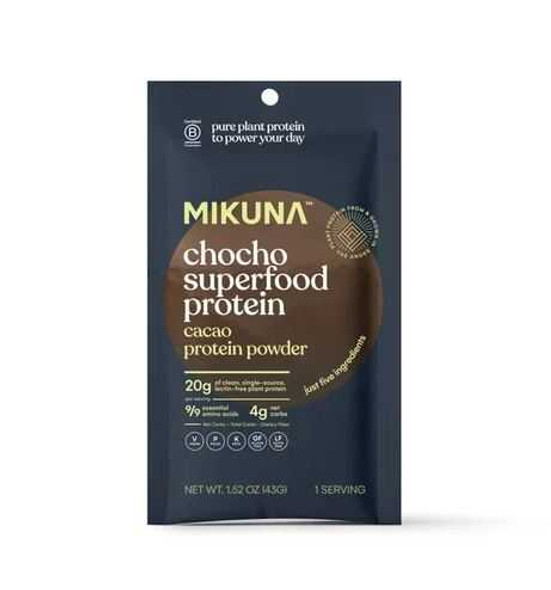 MIKUNA: Cacao Chocho Superfood Protein, 1.52 oz New