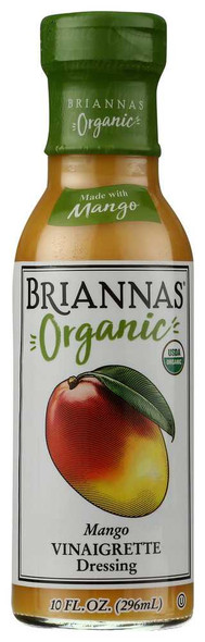 BRIANNAS: Organic Mango Vinaigrette Dressing, 10 oz New