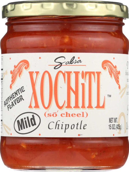 XOCHITL: Chipotle Salsa Mild, 15 oz New