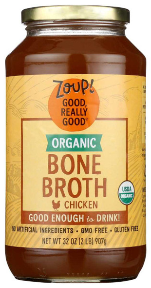 ZOUP GOOD REALLY: Broth Chicken Bone Org, 32 OZ New