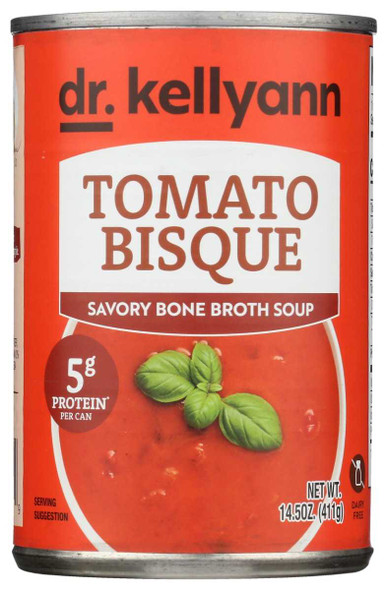 DR KELLYANN: Tomato Bisque Bone Broth Soup, 14.5 oz New